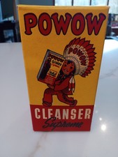 Vintage NOS-  POWOW - Cleanser Box FULL Oakland CA West  Indian Native Am 1940’s