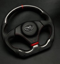 Trd Carbon Fiber Steering Wheel For Toyota Celica Mr2 Spyder Supra Mk4 Jza80