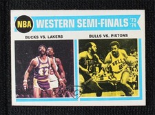 1974-75 Topps Connie Hawkins Chet Walker Don Adams Western Semi-Finals HOF 0nr3