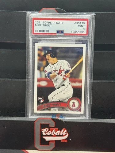 2011 Topps Update Mike Trout RC Rookie Card #US175 PSA 9 Mint Angels