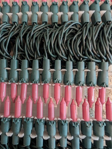 Crayola Favorite Colors Lights 100 Superbright Set TICKLE ME PINK New Vtg 1996 - Picture 3 of 8