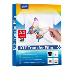 35 Sheets Double Sided Matte A4 DTF Transfer Film Paper For TShirts