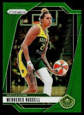 2024 Panini Prizm WNBA #109 Mercedes Russell Green Prizms