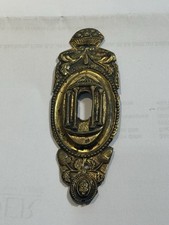 Antyczny mosiężny zamek do drzwi longcase Escutcheon