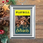 The Outsiders Year 3 Cast Broadway‎ Musical Playbill Christmas Tree Ornament