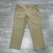 Lululemon ABC Pants Mens 36 Tofino Sand Khaki Classic Fit Warpstreme Commute