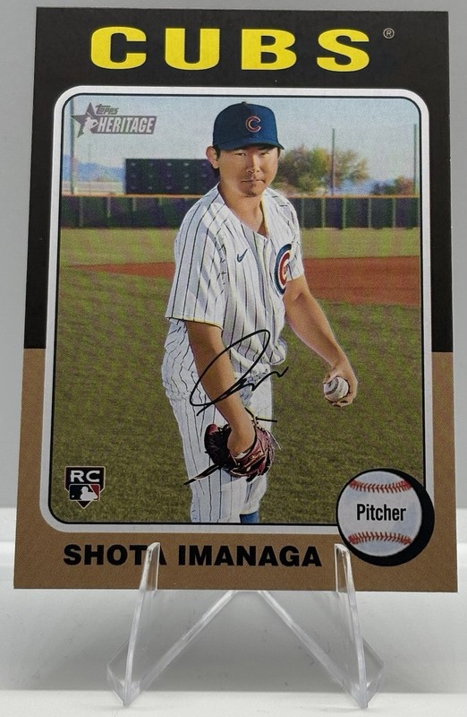 2024 Topps Heritage High Number - Shota Imanaga #564 (RC)