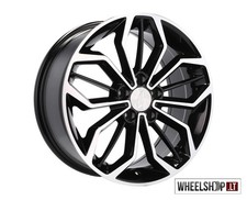 Cerchi in lega Ford RS Style R18 5x108 4x18 pollici neri lavorati 8j Felgen Set
