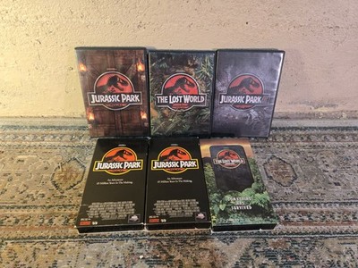 Jurassic Park - The Complete Original Trilogy On VHS And DVD