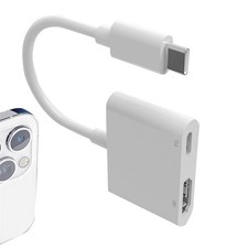USB C to HDTV Adapter, 4K 60Hz USB-C to HDTV Adapter for iPhone 17