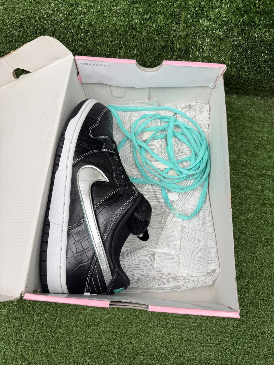 Size 10 - Diamond Supply Co. x Nike Dunk Pro SB Low Black Diamond