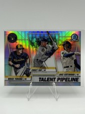 2020 Bowman Corey Ray Jake Gatewood Brice Turang Talent Pipeline #TP-MIL Brewers