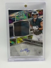 2024 Panini Spectra Will Shipley Aspiring Patch Celestial Prizm 46/75 RC AU MEM…