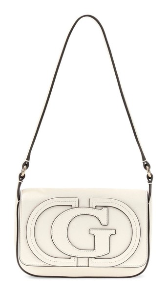Guess Ruby Flap Shoulder Bag Schultertasche Tasche Cream White Creme Neu-image