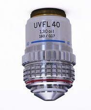 Olympus UVFL 40x, NA 1.3oil 160/0.17 objective lens