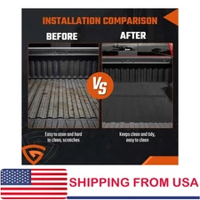 Cargo Mat for Chevy Silverado 1500 2019-2025 5.8FT NEW Accessories TPE