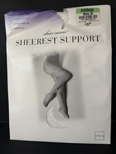 JCPenney Sheer Caress Sheerest Support Pantyhose White Average 2003 NOS