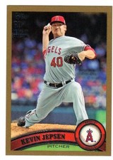 2011 Topps Update Gold #/2011 Kevin Jepsen Angels #US 198