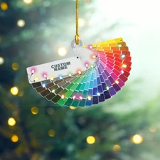 Paint Color wheel Interior Color chart Ornament, Drawing Ornament Gift, Painting