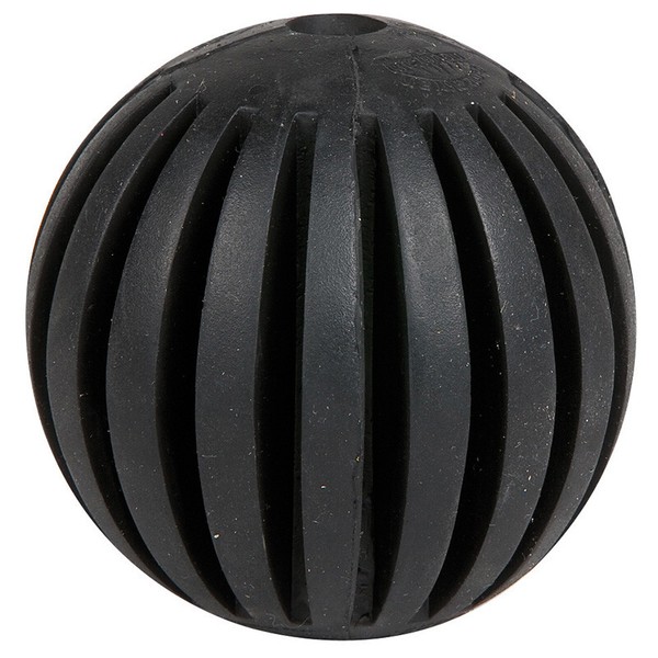 Flamingo Gummiball Gladiator Schwarz 7,5 Cm Hundespielzeug Zahnpflege Spaß-image