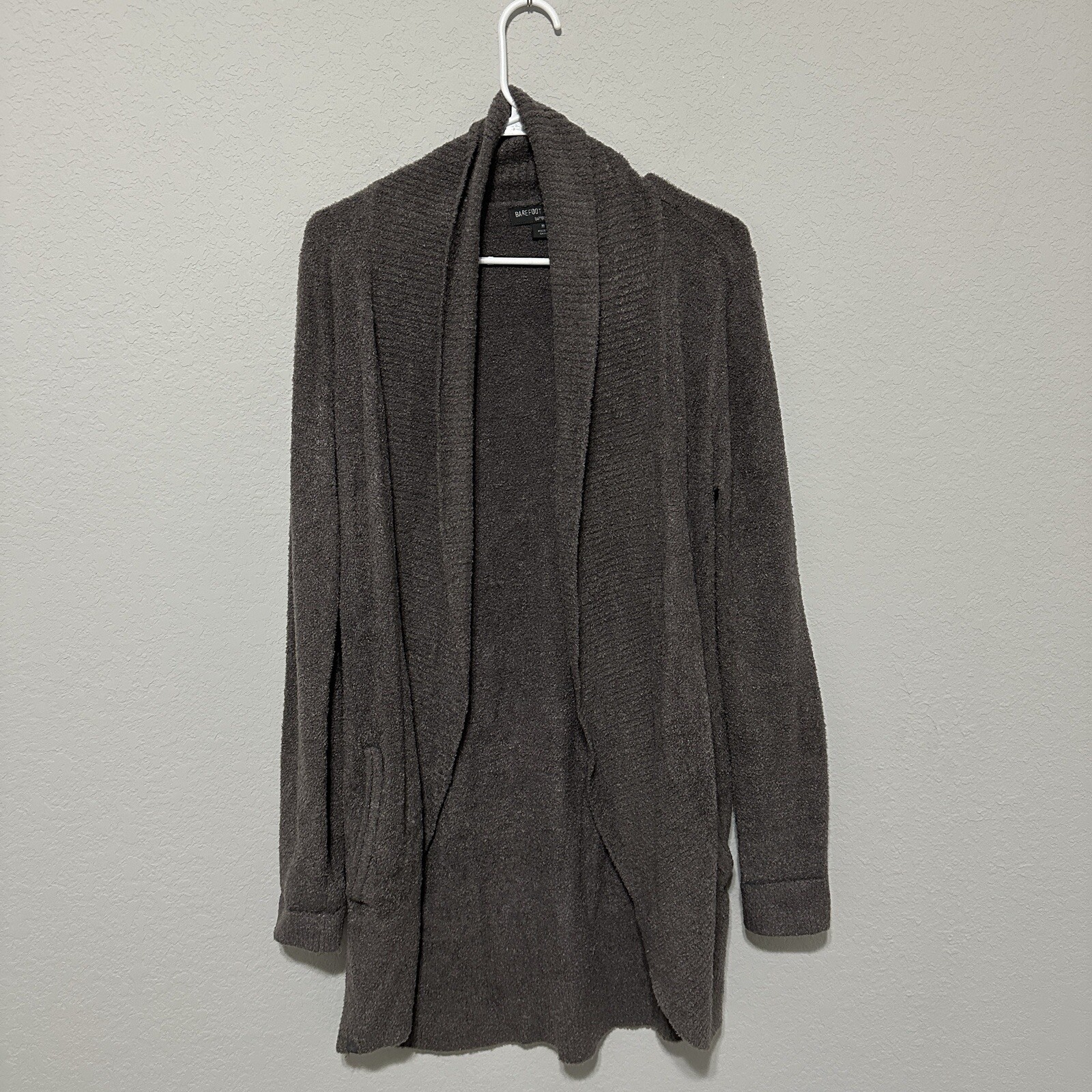 Barefoot Dreams CozyChic Lite Circle Cardigan in Medium Gray - Ultra Soft & Lightweight