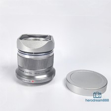 Lens Hood For Olympus LH-40B 45mm 1.8 Lens Hood with Cap Aluminum Alloy Black