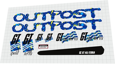 1989 Gt Outpost decal set