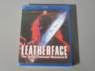 NEW *LEATHERFACE THE TEXAS CHAINSAW MASSACRE III* WARNER ARCHIVE BLU-RAY