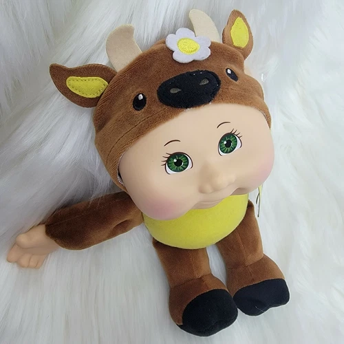 Cabbage Patch Kids Exotic Friends Collectible 182 Briggs Bull 9" Pluhs Baby Doll