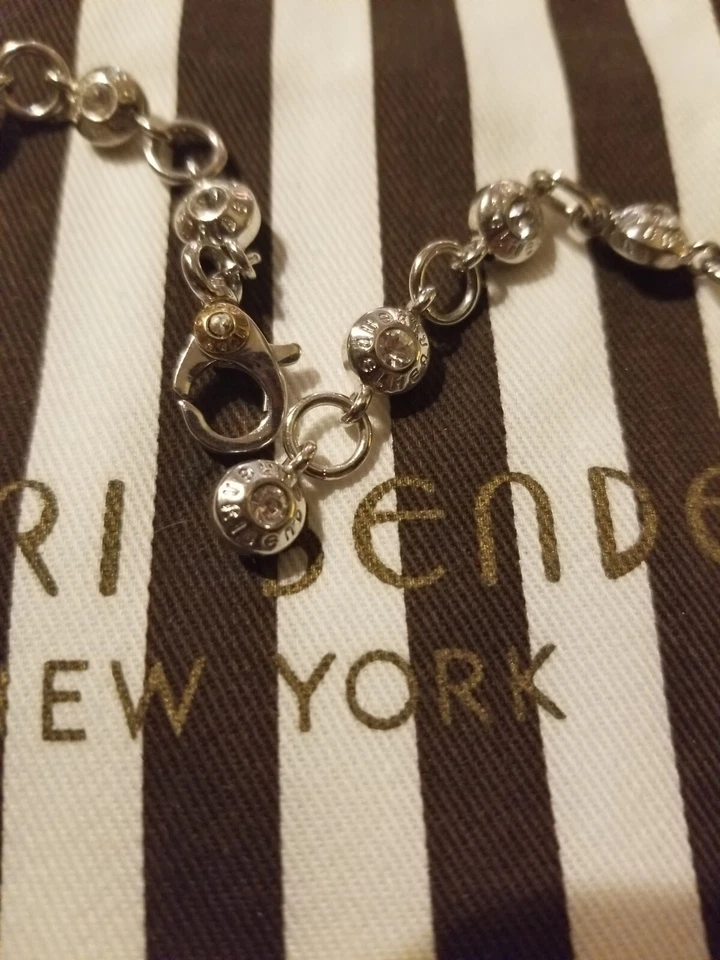 Nuevo Raro Collar Henri Bendel Swarovski Cristal Amarillo Canario con Bolsa para el Polvo Foto 4 de 4