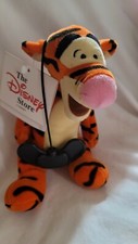 Tigger on string battery compartment sound POOH Disney UK Store bean bag beanie