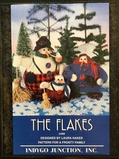 PATTERN Snowman Doll Family Snowman Dolls  The Flakes  NEW Indygo JunctIon