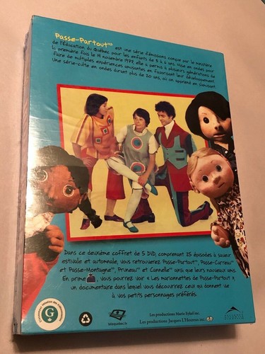 Passe-Partout, Vol. 2 (DVD, 2007, 5-Disc Set, Canadian French) *NEW, Free S&H* - Picture 2 of 3