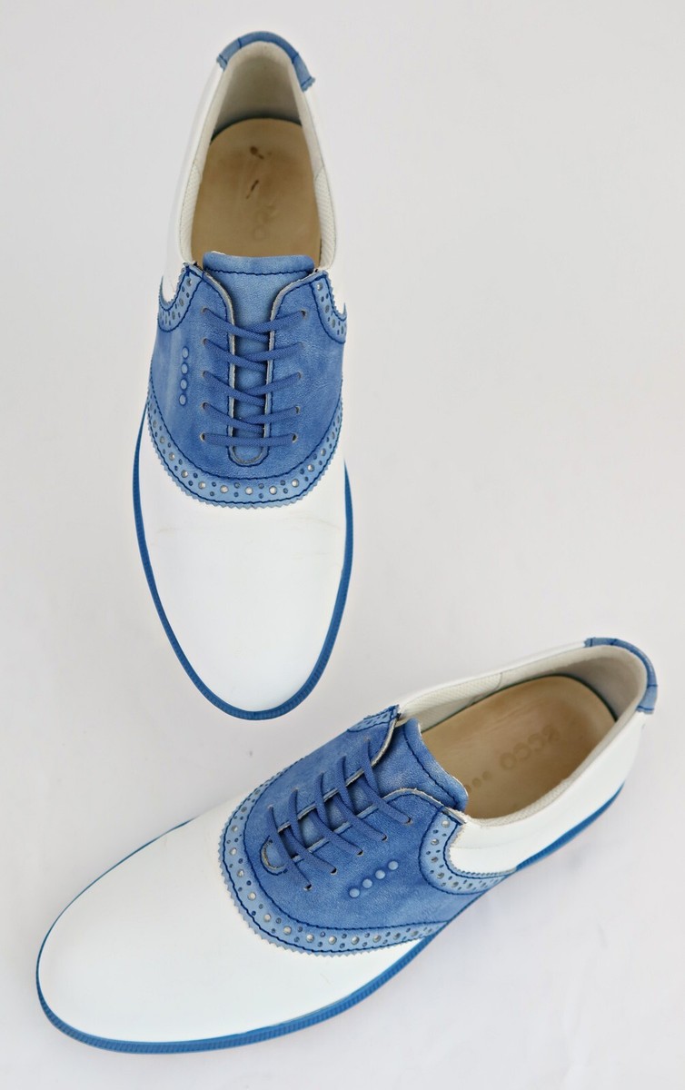 ECCO Tour Hybrid ゴルフシューズ EU 40 ECCO Womens Classic Tour Hybrid Spikeless Golf Shoes White