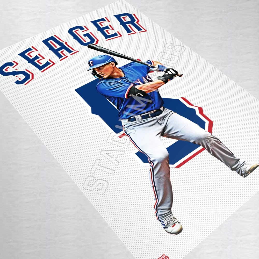 Corey Seager Texas Rangers Poster Wall Art Print