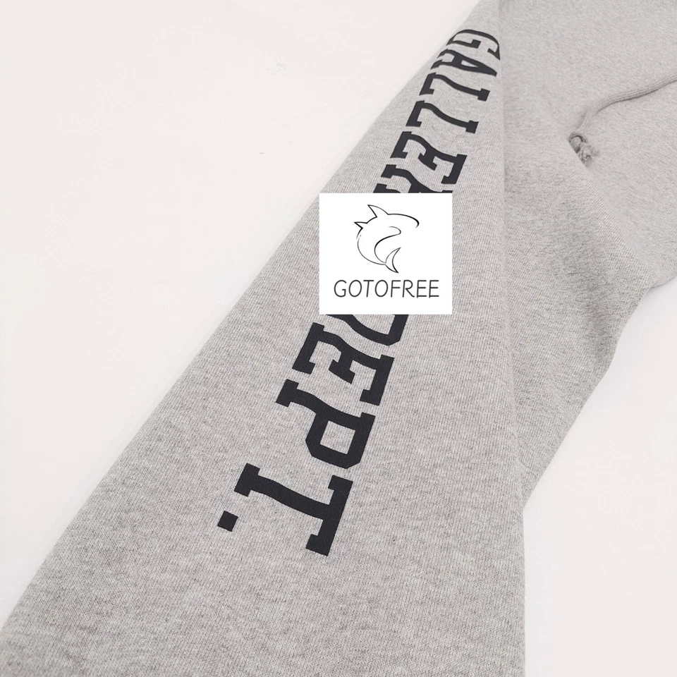 GOTOFREE GRAY COTTON SWEATPANTS LOOSE ACTIVEWEAR CASUAL SPORTS PANTS TROUSERS - Image 4 of 4