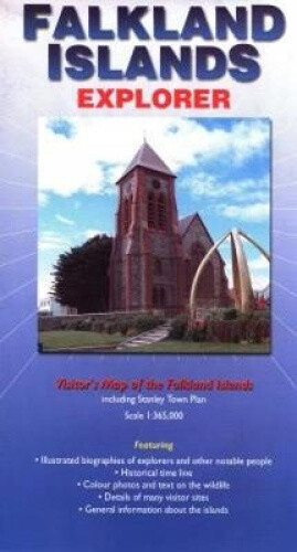 Falkland Islands Explorer: Visitors Map of the Falklands Islands Including