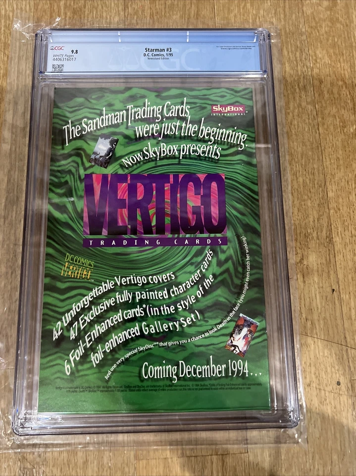 Quiosco Starman #3 1995 DC Comics Robinson Harris Pop 1 calificado CGC 9,8 Foto 3 de 3