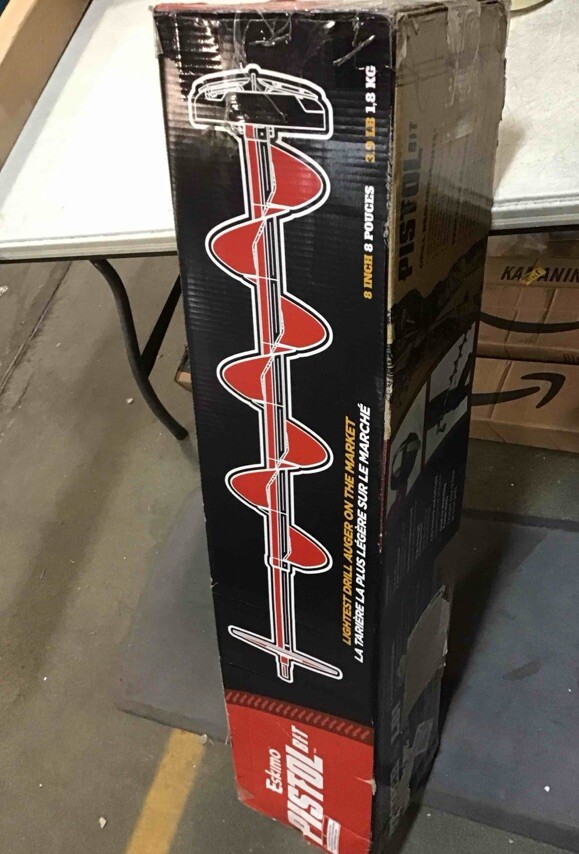 Eskimo 35600 8 inch Pistol Blade Ice Auger Bit Red. New 12642020940