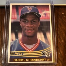 Darryl Strawberry 1984 Donruss Baseball Rookie RC Card # 68 New York Mets NM-MT