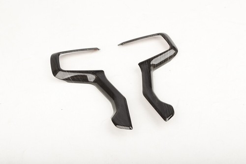 Interior Steering Wheel Cover Trim For Chevrolet Silverado 1500 19-23 Black Wood - Picture 9 of 11
