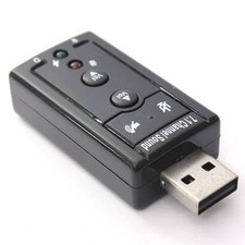 Scheda Audio Usb 7.1 Canali Esterna 3d Sound Adattatore Pc Notebook computer