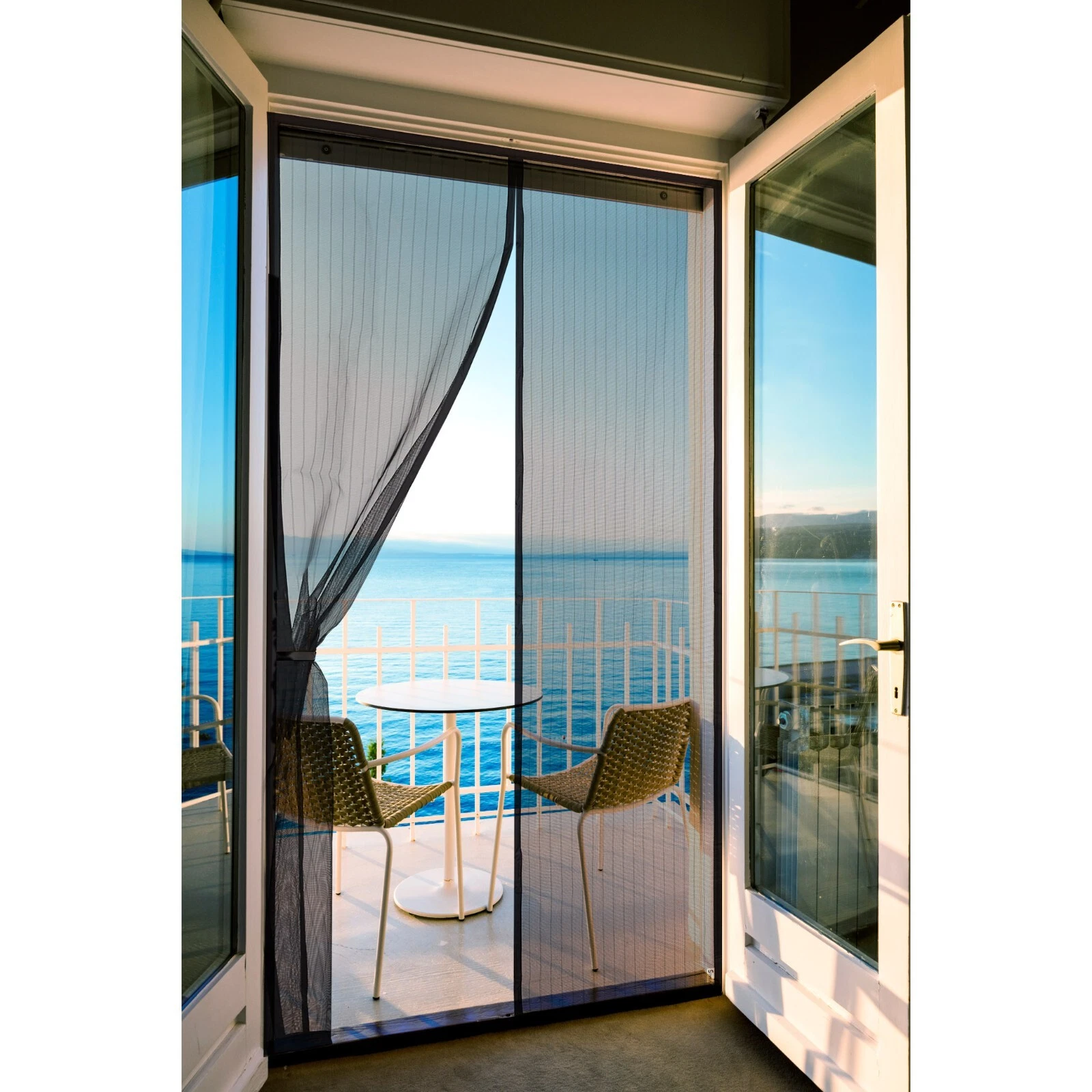 Fliegengitter Tür Magnet Türvorhang Balkontür Magnetvorhang Insektenschutz DIY