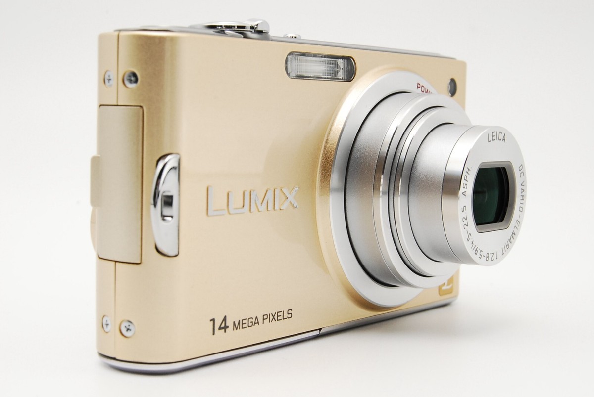 Mint In Box] Panasonic LUMIX DMC-FX66 Gold compact digital