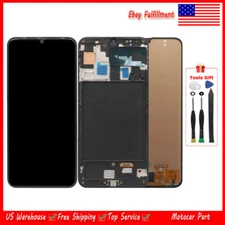FOR SAMSUNG A50 A505 SM-A505G A505F/DS LCD Display SCREEN+TOUCH GLASS±FRAME Tool