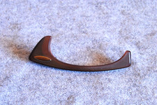 vintage eyeglasses browline plastic brow left silver 46