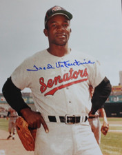 Fred Valentine (d.2022) Washington Senators Signed Autographed Auto 8x10 Photo