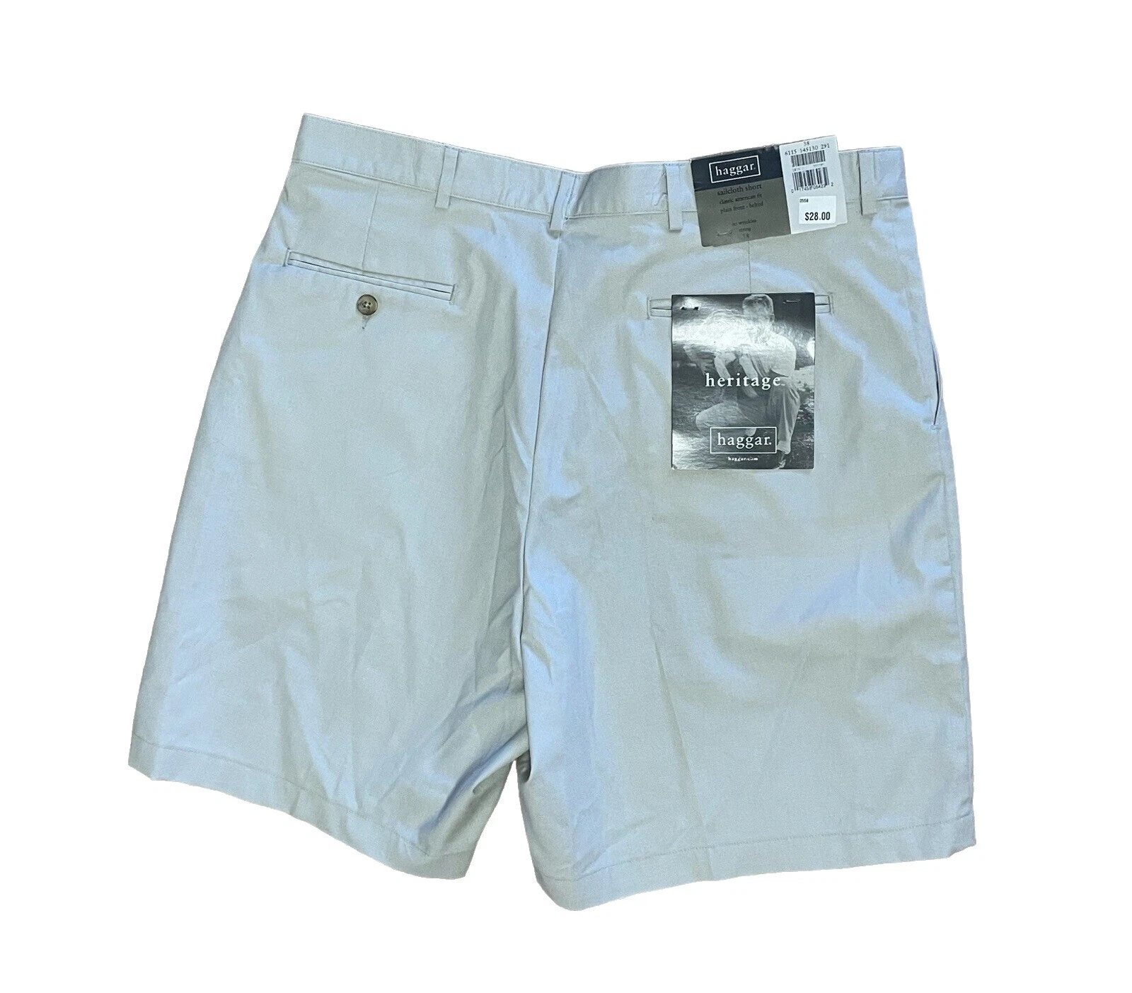 Haggar Solid Regular Size 38 Size Shorts for Men