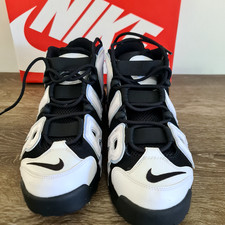 靴 Nike Air More Uptempo Black/White Nike Air More Uptempo Low Men's Shoes. Nike ID