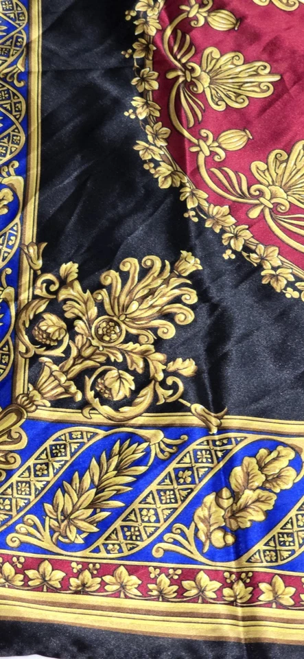 Винтажный шарф для конного спорта Gil de Losne Paris 32 дюйма x 32 дюйма - Изображение 2 из 4